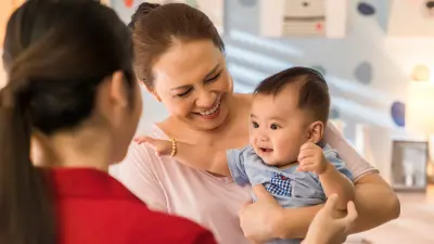 women with baby