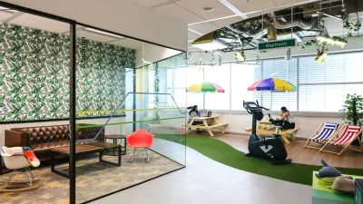 Creative office space at Bosch Singapore