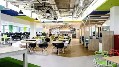 Flexible working areas at Bosch Singapore